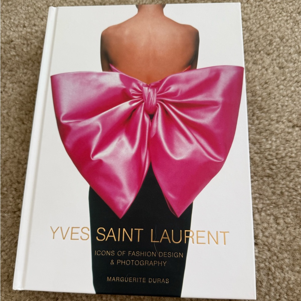 Yves Saint Laurent Pink Bow Design Book